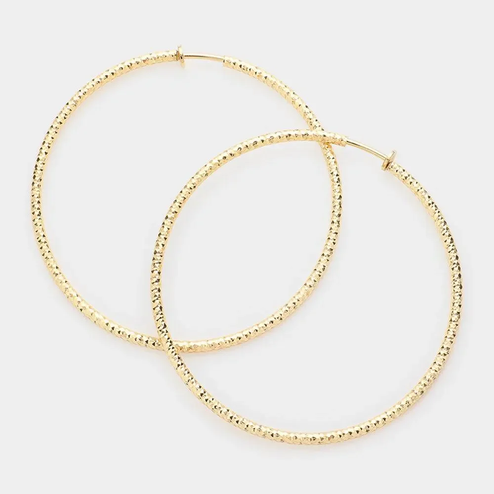 Hip and Cool Clip on Earrings Two make statement